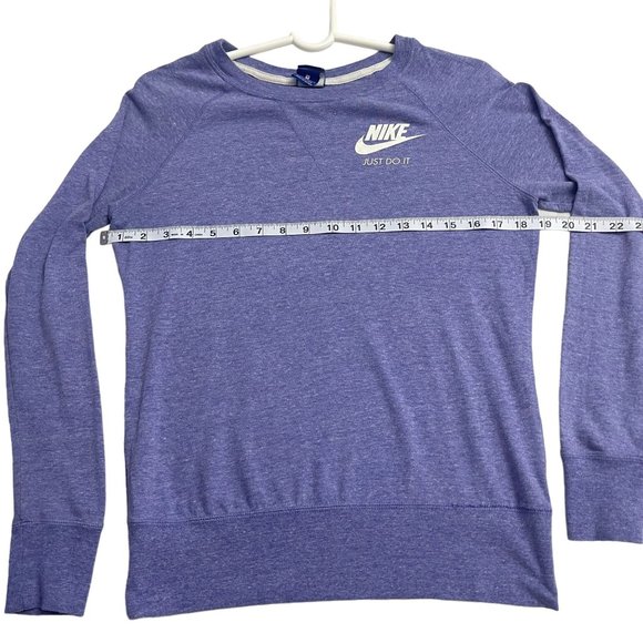Nike Just Do it Women's Running Purple Long Sleeve Shirt Size S - Picture 5 of 10